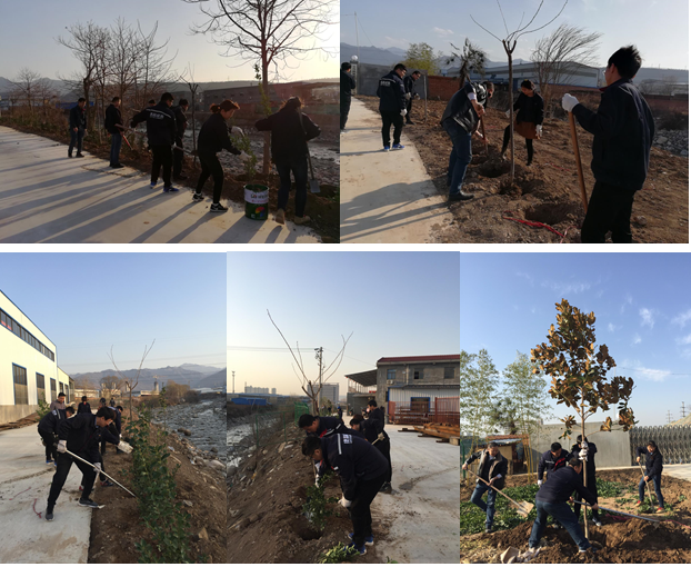 寶雞捷銳“迎春風(fēng)，綠家園”植樹節(jié)(圖1)